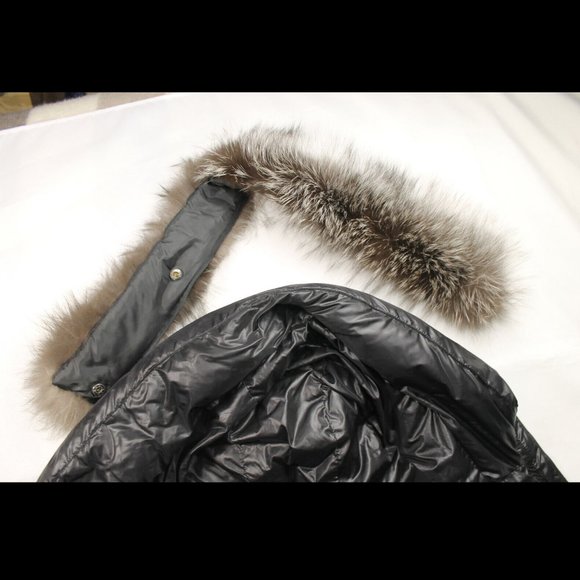 Moncler Brique Womens Puffer Coat Jacket 0 XS Parka Quilted down feather fill - Picture 5 of 14